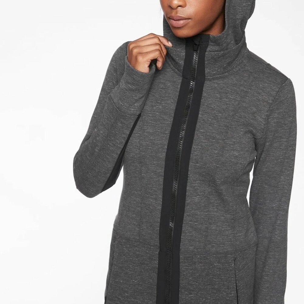 Athleta Victory Hoodie Charcoal